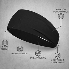 Sport Headbands for Men – 7 Pcs Sweat Absorbent Running Headband for Fitness Wor