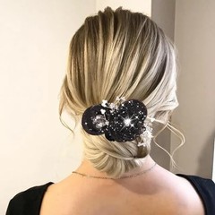 Big Camellia Flower Bun Makers – Hair Twister Accessories – Flexible