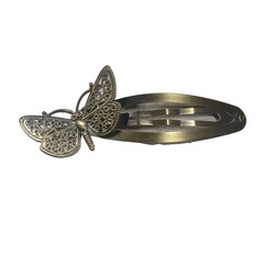 Butterfly Clip Hair Barrette Copper Color Tight Fun Spring