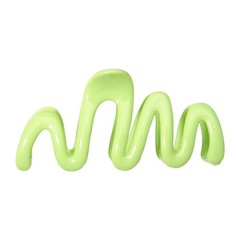 Glossy Wavy Hair Claw Clip in Multiple Candy Colors fit for Fashion Styling