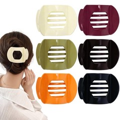Obeoby 6 Pcs Flat 1 Count (Pack of 6), Orange, black, white, blue, red, brown