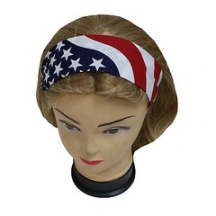 4 PCS USA Flag Hairband American Flag Headband Star Stripes