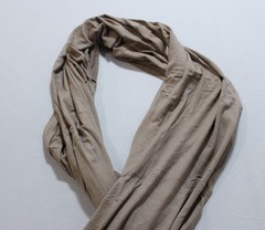 Hawaa Women’s Cotton Jersey Hijab BL1 Light Brown Size Standard 180cm x 80cm
