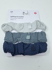 Lululemon Uplifting Scrunchies 3 Pack Hair Ties Multicolor One Size