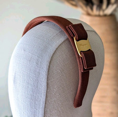 Gorgeous Salvatore Ferragamo Ribbon Gancini Headband