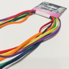 Goody Ouchless Elastic Headband 6 PCS Bright Blue Green Purple Orange Yellow Red