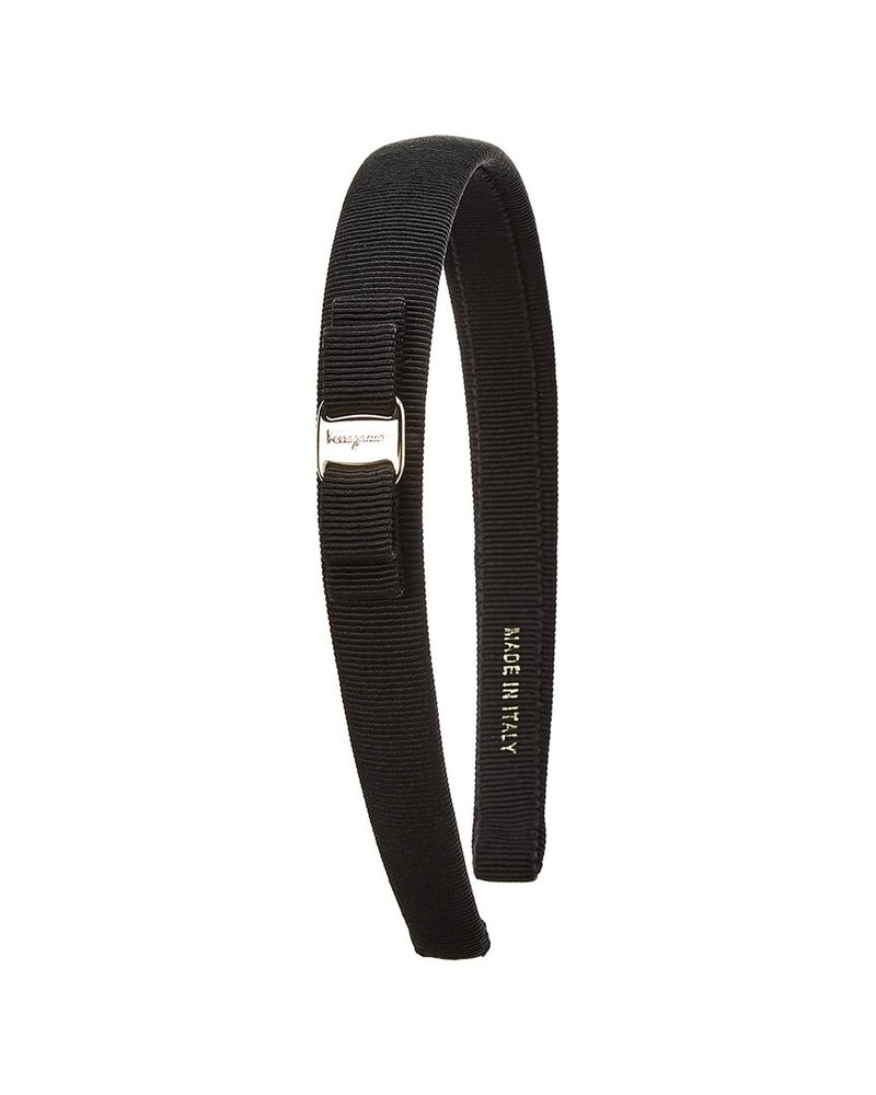 Ferragamo Vara Bow Headband Women’s Black