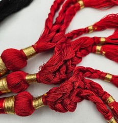 Punjabi Paranda Braid Tassels for Women And Girl Red & Black
