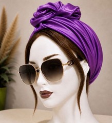 Handmade Luxury Satin Hair Bonnet Hidden Stitch Wire Support Non Slip Adjustable