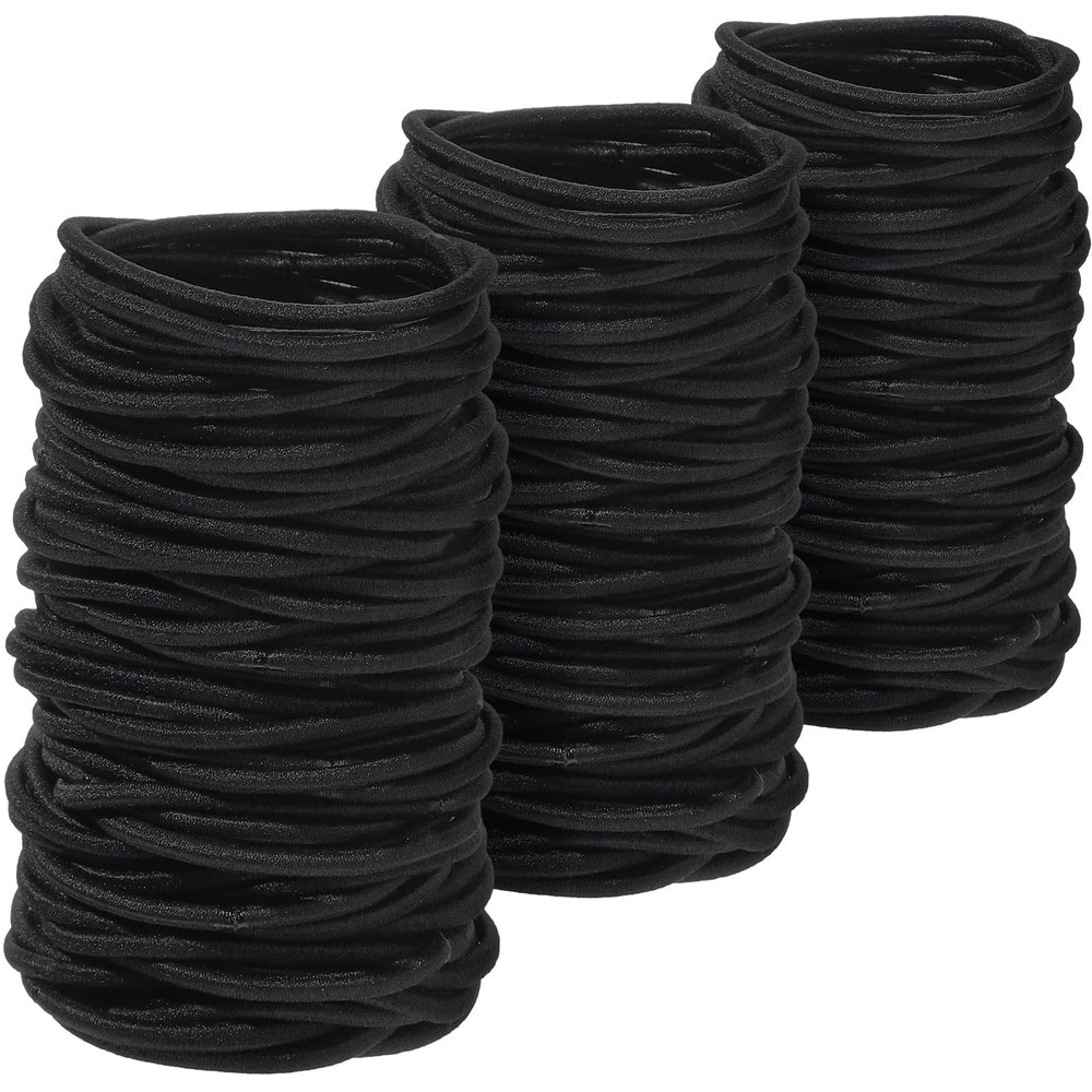 2000 PCS Elastic Hair Ties Bulk Ponytail Holders Bands Accessories Women 2mm