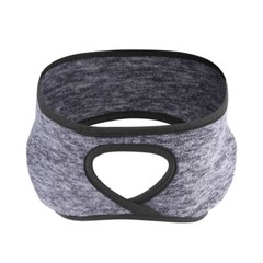 1/2 Winter Ear Warmer with Ponytail Fleece Ear Warmer Headband for Women Running