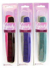 GOODY 7″ UTILITY HAIR COMBS – 2 PCS. (00621)