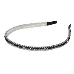 LXLM “Dainty” Blue Gemstone Sparkly Headband NEW