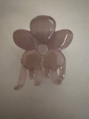 Camila Paris Flower Mini Hair Claw Clips Lot Of 4 Pastel Acetate French Style