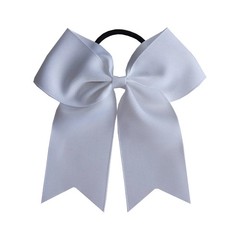 Cheer Bow Hair Bands 6 Inch Large Ponytail Ribbon Girls Headwear 2PCS Set