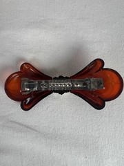 Vintage Hair Clips Accessories Decorative Lot Of 5 Gold Brown