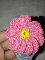 12pcs New Handmade Crochet Snap Hair Clip Girls,Women Fashion Colorful Cute Gift
