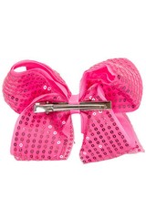 ScarvesMe 12pc Baby Girls Teens Women Sequin Sparkle 5″ Alligator Clip Hair Bows
