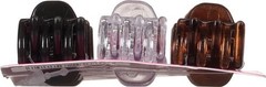 Goody Small Basic Half-Claw Hair Clips, 12-Count – 3-Prong Claw Clips for All Ha