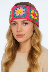 C.C Exclusive Women’s Multicolor Crochet Lining Inside Handmade Headband