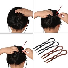 20 Pcs Grip Hair Pins for Thick Hair U Shaped Pin French Simple Fast Spiral B…