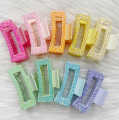 custom bedazzled claw clip
