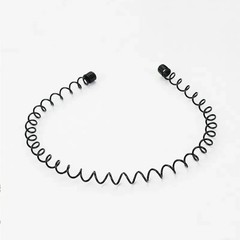 6 PCS Metal Hair Headband Wave Style Hoop Band Comb Sports Hairband Men Women