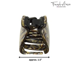 French Amie Big Fat Handmade Cellulose Acetate Small Jaw Hair Claw for Women and