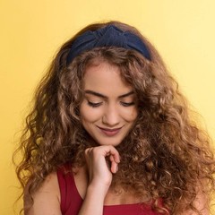 3 Pieces Jean Denim Headband Knot Headband For Women Hair Band Elastic Knotted B