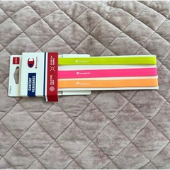 Champion Gameday Headbands 3 Pack Neon Orange Pink Yellow Silicone Grip OSFM