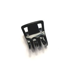 French Hair Claw Tortoise Square Women Medium Mini Clamp Clip New Made in France