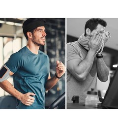 5 Pack Sports Headband for Men, Breathable Mesh Design, Reused & Washed