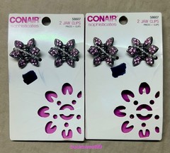 CONAIR Sophisticates PINK JAW Clips 58607 – 4 CLIPS TOTAL