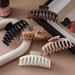 5 Pack Silicone Cloud Claw Clips, 5 Count (Pack of 1), Neutral Tones