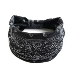 Bandanna Wide Sports Yoga Headband Stretch Hairband Elastic Hair Band Turban