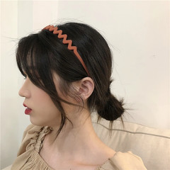 Simple Wave anti Slip Plastic Hairbands Headband Women Girls Kids Scrunchie Hair