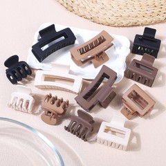 SMKSL 12 Pcs Hair Clips for Women 3 Styles Small 1 Count (Pack of 12), Brown