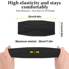 Mens Women Sweat Sweatband Headband Yoga Gym Running Stretch Sports Head Band
