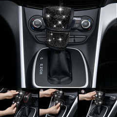 11 PCS Bling Diamond Car Accessories for Women, Sparkly Rhinestone Steering Whee