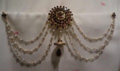 Multicolor Stone Hair Bun Accessory for women