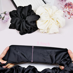 Oversized Satin Scrunchies for Women – 2 Pack Extra Large Hair Ties Accessories,