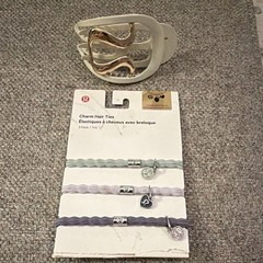 lululemon Hair Accessories Logo Hair Ties and Yoga Flat Claw Clip