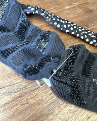 Anthropologie Soft Twisted Hair Bandana/ Sequin Beaded