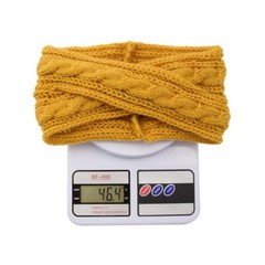 Headbands for Women Girls Wide Hariband Warm Wraps Elastic Solid Color Knitted