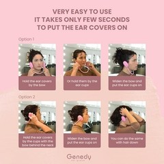 Waterproof Ear Covers for Shower & Hair Dye Protection – Reusable Silicone Caps