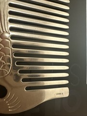 999.9 Fine Silver Comb with Box and Certificate of Authenticity