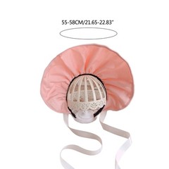 Lolitas Bonnet Hat Comfortable Light weight Hat Adjustable Courtly Styles Hat