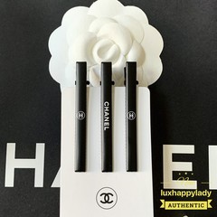 ❤️NEW AUTH CHANEL 3 Pcs Set Black Metal Hair Clip Pin Limited Beauty VIP GIFT