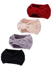 4 Pieces Warm Winter Knit Headband Women Ear Warmers Headbands Cable Braided …