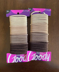 (2) Goody Elastic Hair Ties 37 Count